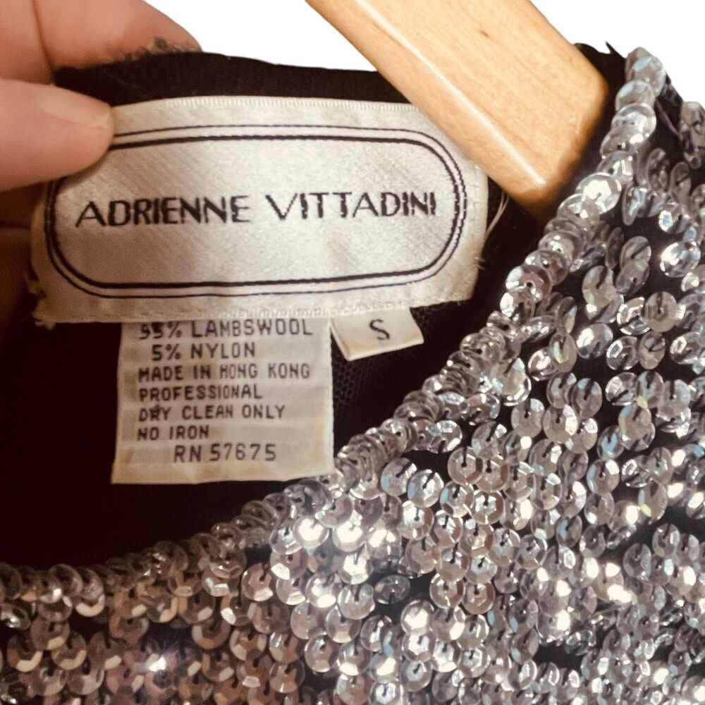 Adrienne Vittadini Sequins Ombre Mini Dress - Picture 3 of 10